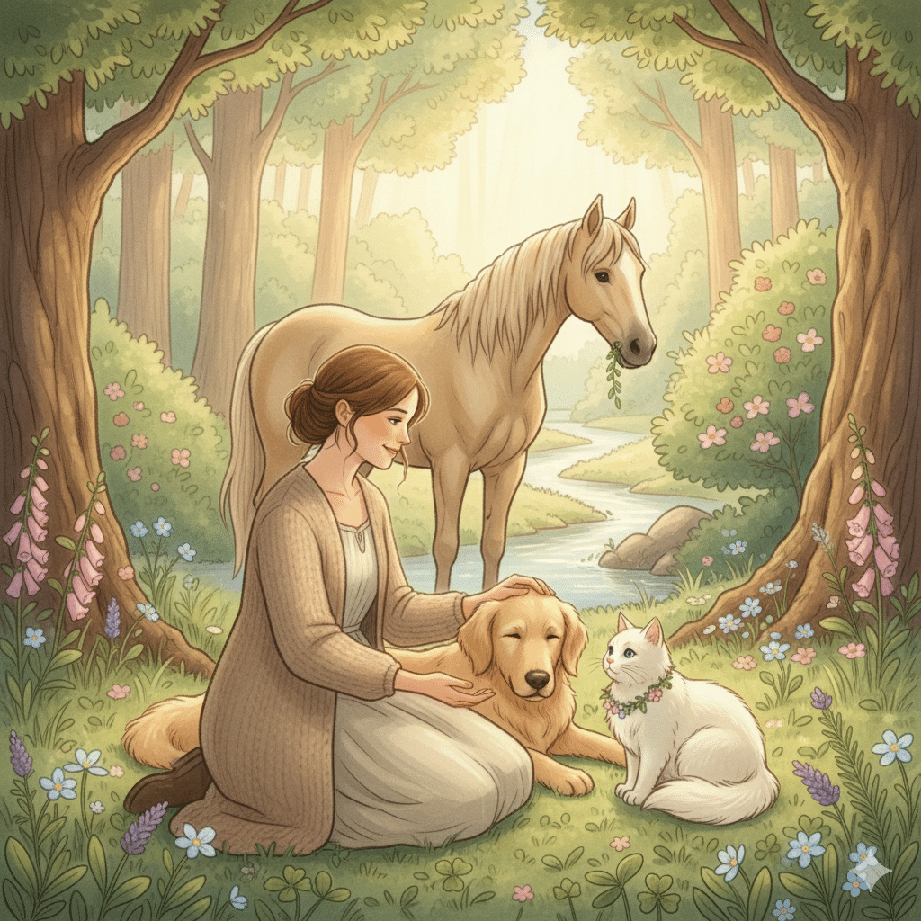 Élève en formation pour devenir naturopathe pour animaux.